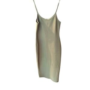 Hot Miami Styles, size L, olive green bodycon dress.